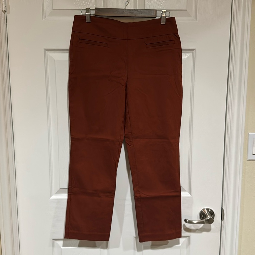 Stretch pull on work trousers